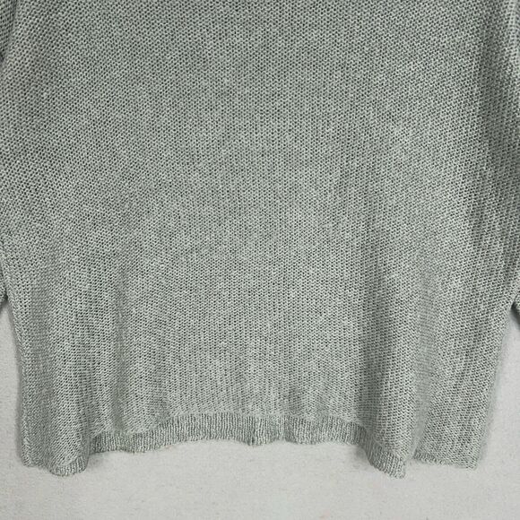 Wooden Ships Sweater Womens Extra Small Gray Mohair Wool Minimal Quiet Luxury - Picture 3 of 12